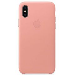 Apple Leder-Case Soft Pink für das iPhone X