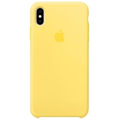 Apple Silikoncase Canary Yellow für das iPhone Xs Max