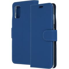 Accezz Wallet TPU Booklet Blau für das Samsung Galaxy A41