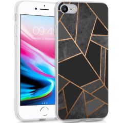 iMoshion Design Hülle iPhone SE (2020) / 8 / 7 / 6s - Grafik-Kupfer