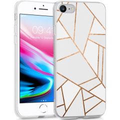 iMoshion Design Hülle iPhone SE (2020) / 8 / 7 / 6s - Grafik-Kupfer