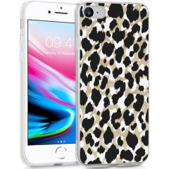 iMoshion Design Hülle iPhone SE (2020) / 8 / 7 / 6s - Leopard - Gold