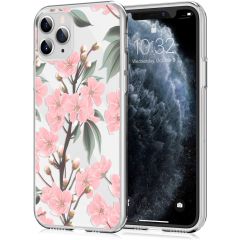 iMoshion Design Hülle iPhone 11 Pro - Blume - Rosa / Grün