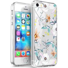 iMoshion Design Hülle iPhone 5 / 5s / SE - Blume - Weiß