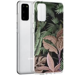 iMoshion Design Hülle Samsung Galaxy S20 - Dschungel - Grün / Rosa