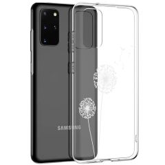 iMoshion Design Hülle Samsung Galaxy S20 Plus - Pusteblume - Weiß