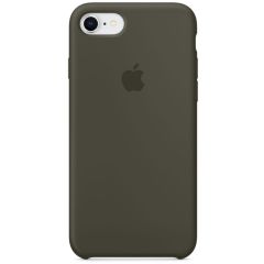 Apple Silikon-Case für das iPhone SE (2020) / 8 / 7 - Dark Olive