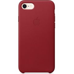 Apple Leder-Case für das iPhone SE (2020) / 8 / 7 - Red