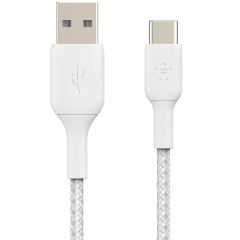 Belkin Boost↑Charge™ Braided USB-C-zu-USB-Kabel - 1 Meter - Weiß