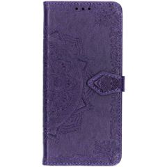 Mandala Booktype-Hülle Violett Samsung Galaxy S10 Plus