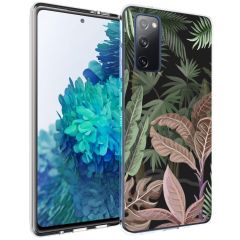 iMoshion Design Hülle Samsung Galaxy S20 FE - Dschungel - Grün / Rosa