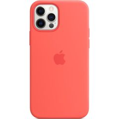 Apple Silikon-Case MagSafe iPhone 12 (Pro) - Pink Citrus