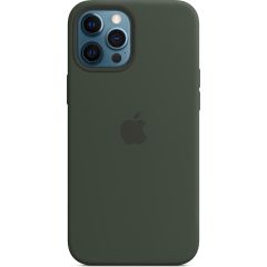 Apple Silikon-Case MagSafe iPhone 12 Pro Max - Cypress Green