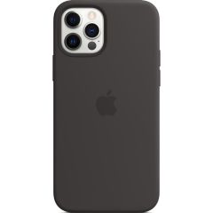 Apple Silikon-Case MagSafe iPhone 12 Pro Max - Black