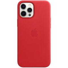 Apple Leder-Case MagSafe für iPhone 12 Pro Max - Red