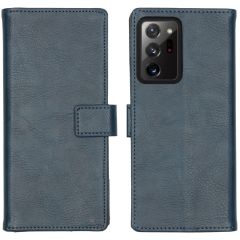 iMoshion Luxuriöse Buchtyp-Hülle Galaxy Note 20 Ultra - Dunkelblau