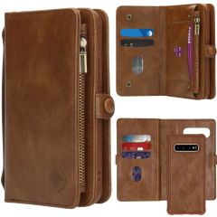 iMoshion 2-1 Wallet Booktype Braun für das Samsung Galaxy S10