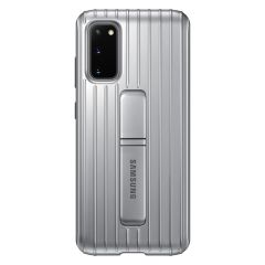 Samsung Protect Standing Cover Silber für das Galaxy S20