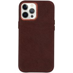Decoded Leather Backcover iPhone 12 Pro Max - Chocolate Brown