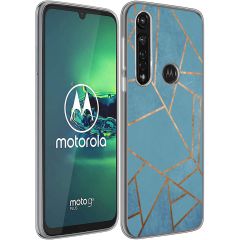 iMoshion Design Hülle für das Motorola Moto G8 Power - Blue Graphic