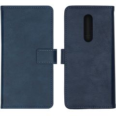 iMoshion Luxuriöse Buchtyp-Hülle Blau OnePlus 8