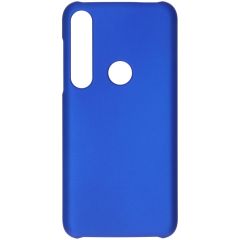 Unifarbene Hardcase-Hülle Blau Motorola Moto G8 Plus