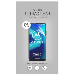 Selencia Duo Pack Ultra Clear Screenprotector Moto G8 Power Lite