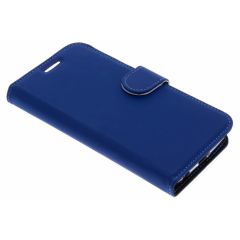 Accezz Blaues Wallet TPU Booklet für das Motorola Moto G6
