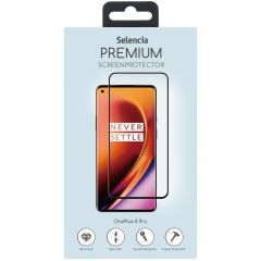 Selencia Premium Screen Protector aus gehärtetem Glas für das OnePlus 8 Pro - Schwarz