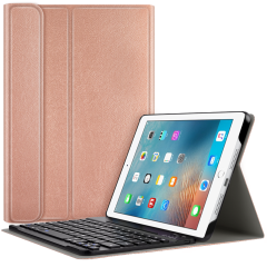 Bluetooth Keyboard Klapphülle iPad 2 / 3 / 4 - Roségold
