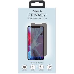 Selencia Screen Protector Privacy Glas für iPhone 12 Pro Max