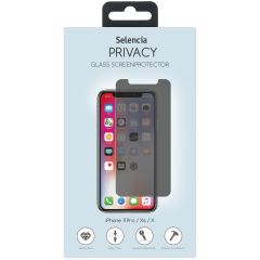 Selencia Screen Protector Privacy Glas für iPhone 11 Pro / Xs / X