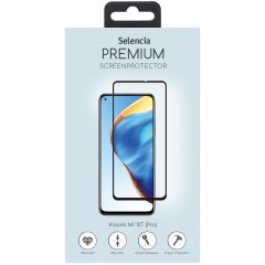 Selencia Premium Screen Protector aus gehärtetem Glas für das Xiaomi Mi 10T (Pro) - Schwarz