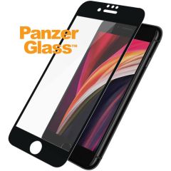 PanzerGlass Case Friendly Antibakterieller Screen Protector für das iPhone SE (2022 / 2020) - Schwarz