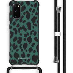 iMoshion Design Hülle mit Band Samsung Galaxy S20 Plus - Leopard