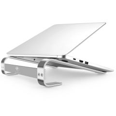 iMoshion Laptophalterung aus Aluminium für den Schreibtisch - Silber