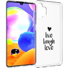 iMoshion Design Hülle Samsung Galaxy A32 (5G) - Live Laugh Love