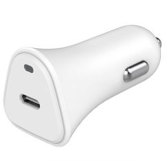 Just Green Autohalter - Recycelbar - USB-C - Power Delivery - 25W - Weiß