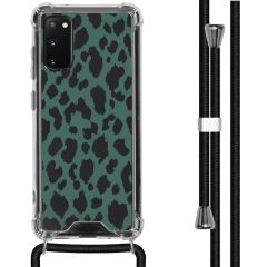 iMoshion Design Hülle mit Band Samsung Galaxy S20 - Leopard - Grün
