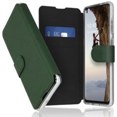 Accezz Xtreme Wallet für das Samsung Galaxy A21s - Dunkelgrün