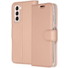 Accezz Wallet TPU Booklet Samsung Galaxy S21 Plus - Roségold