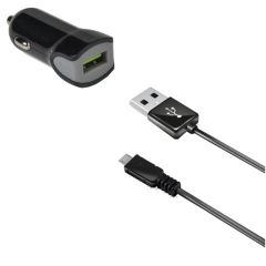Celly USB KFZ-Ladegerät + Micro-USB Kabel - 2,4A