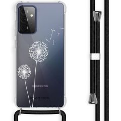 iMoshion Design Hülle mit Band Samsung Galaxy A72 - Pusteblume - Weiß