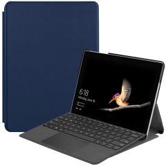 iMoshion Trifold Bookcase Microsoft Surface Go 3 / 2 - Dunkelblau