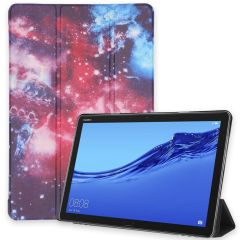 iMoshion Design Trifold Bookcase Huawei MediaPad M5 Lite 10.1 Zoll