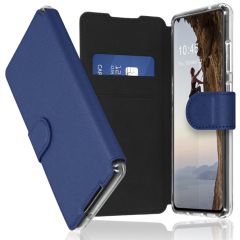Accezz Xtreme Wallet für das Samsung Galaxy A72 - Dunkelblau