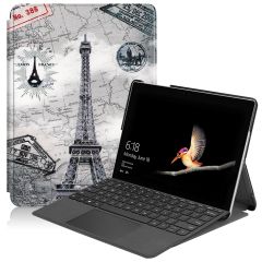 iMoshion Design Trifold Bookcase Microsoft Surface Go 3 / 2 - Paris