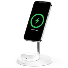 Belkin 2-in-1 Wireless Charger MagSafe iPhone + AirPods - Weiß