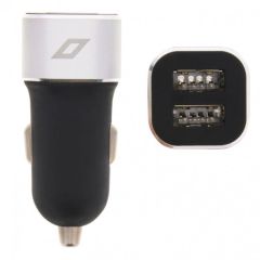 Accezz Dual USB KFZ-Ladegerät - 4,8A - Schwarz