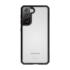 itskins Hybrid Solid Backcover Samsung Galaxy S21 Plus - Schwarz